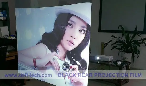 

DfLabs ON SALE! 1.524m*10m Black holographic Rear Projection film display