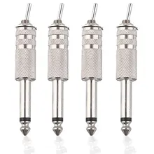 4 шт. беспроводной разъем переключателя для тату-машины питания ножной педаль переключатель татуировки выключатель питания стандарт 1/4 дюйма. Разъем фонографа шнур