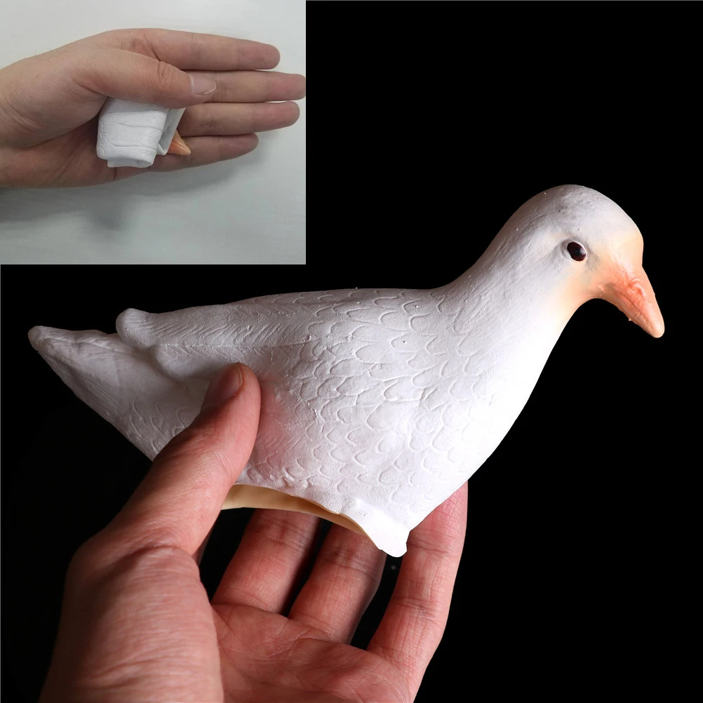 Close-up illusions magic Living Latex Dove/Rubber Dove Magic prop gimmick magic