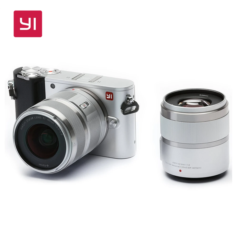 YI M1 Mirrorless Digital Camera With YI 12 40mm F3.5 5.6 Zoom Lens