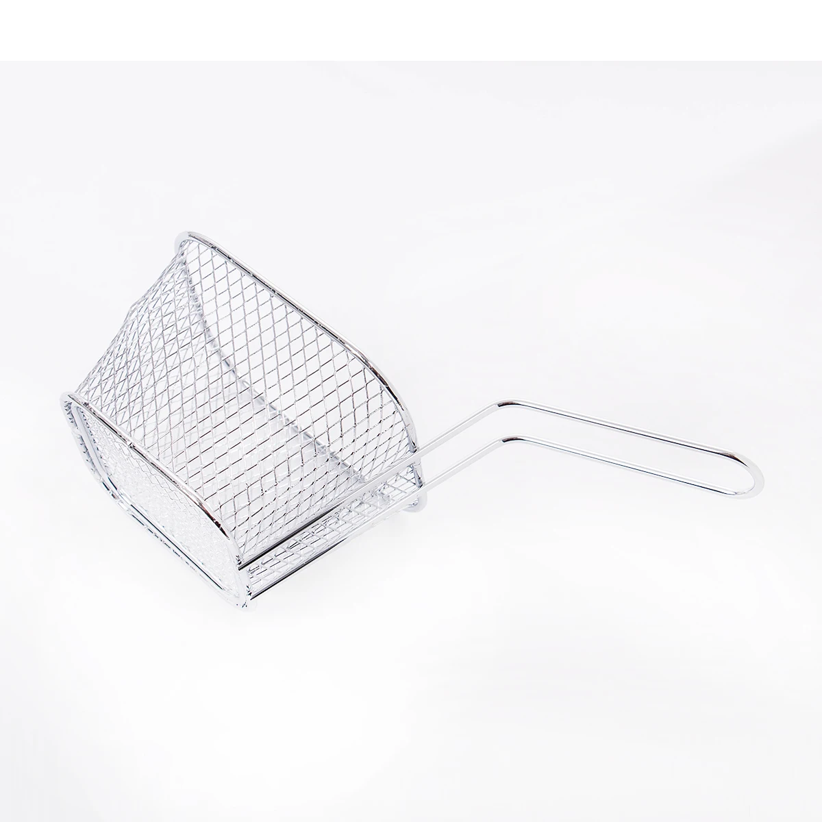 Mini French Deep Fryers Basket Net Mesh Fries Chip Kitchen Tool Stainless Steel Fryer Home Mini French Fries Baskets Strainer