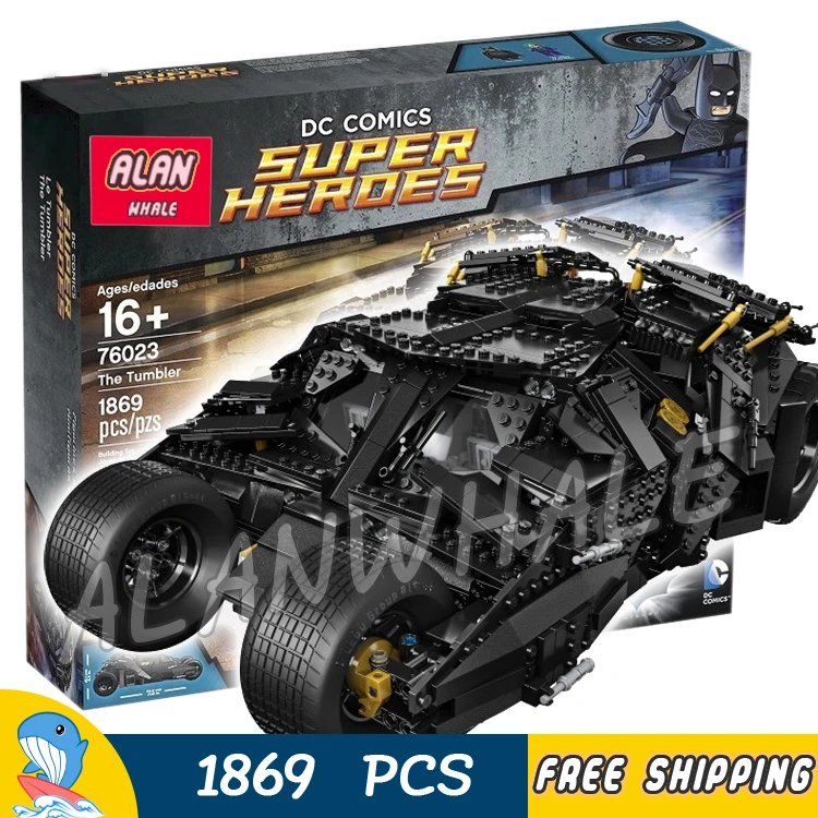 1869pcs Super Heroes Batman Movie The Tumbler Joker 34005 Figure Building Blocks Boys Toys Superman