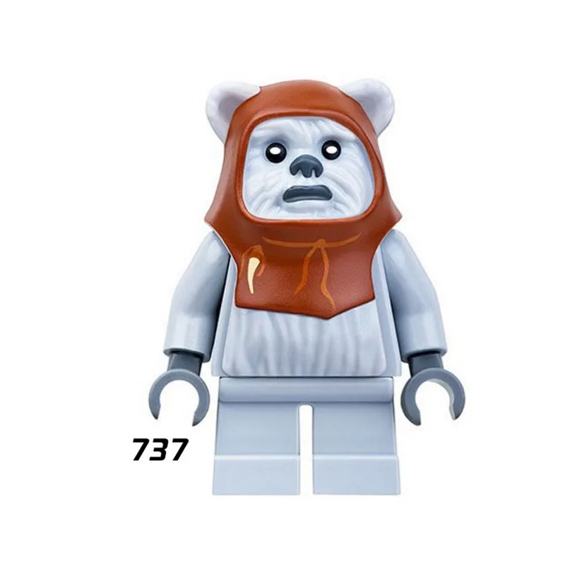 

Single Sale Super Heroes Star Wars 737 Ewok Village Chief Chirpa Building Blocks Figure Brick Toy gift Compatible Legoed Ninjaed