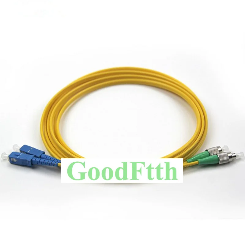 

Fiber Optic Patch Cord Jumper SC/UPC-FC/APC FC/APC-SC/UPC SM Duplex GoodFtth 20-50m