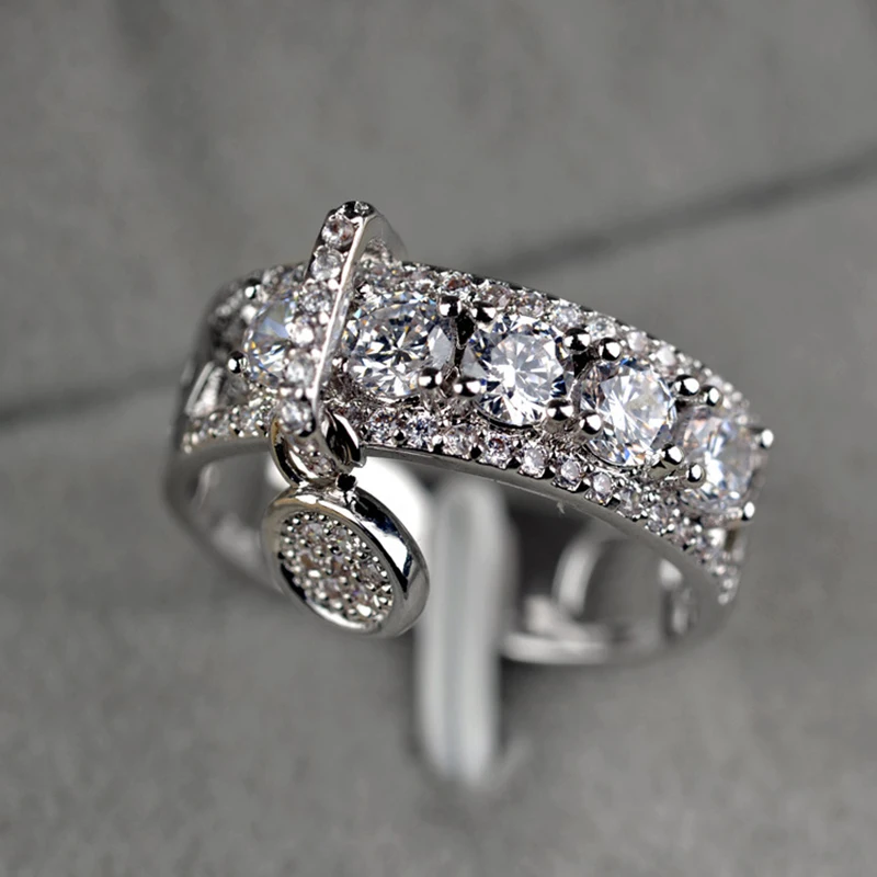 pendants rings cubic zircon crystal jewelry (1)