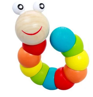 

Cute Wooden Magical Insect Caterpillars Toys for baby kids birthday gift