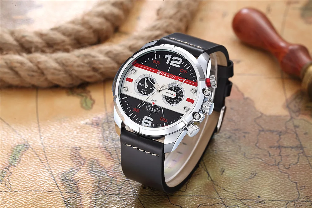 Günstig CURREN Neue Männer Uhren Luxus Marke Sport Armbanduhr Army Military Quarz Männlichen Uhr Relogio Masculino Montre Homme