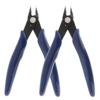 

2Pcs Flush Cutter Soft Wire Cutter 13.5CM Flush Cut Pliers