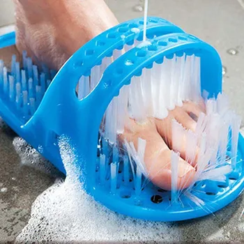 

28cm*14cm*10cm Plastic Bath Shoe Shower Brush Massager Slippers Bath Shoes Brush for Feet Pumice Stone Foot Scrubber Brushes