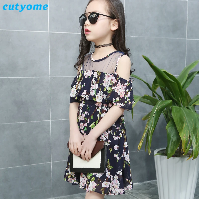 cold shoulder frocks for girls