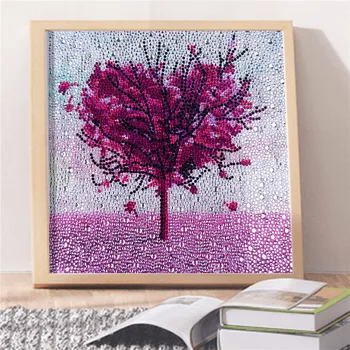 

Rhinestone love heart trees Special Shaped Diamond Painting DIY 5D full round Drill Cross Stitch home decor Diamond Embroidery