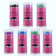 Ameizii ватный тампон горячий тип ресниц наращивание ресниц Очищающая палочка для ресниц Макияж Специальный ватный тампон