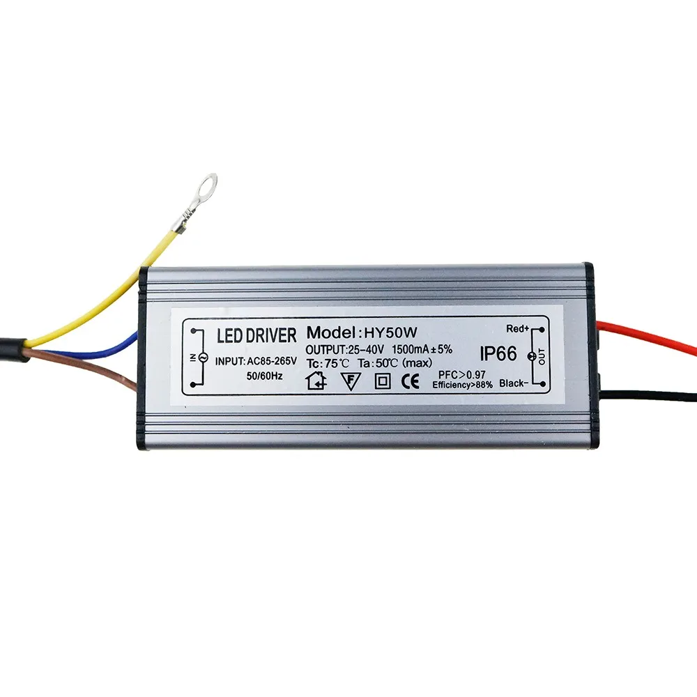 Светодиодный драйвер 10W20W 30 Вт, 50 Вт, ручная сборка Питание 24V DC 20-40V освещение Трансформатор для светодиодный лампы прожектора 300mA 600mA 900mA 1500mA JQ