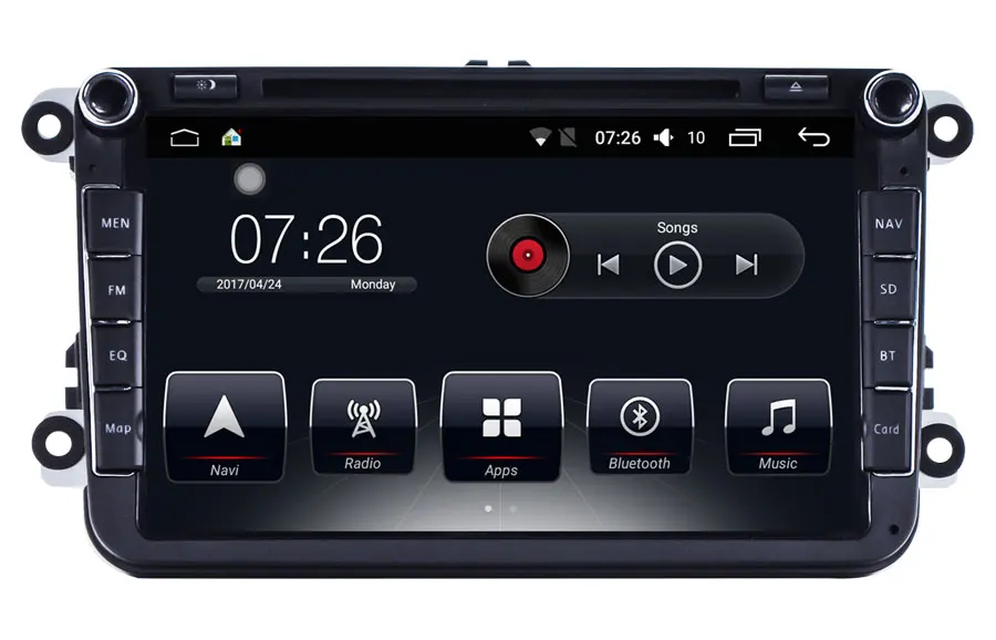 Sale Android 8 inch Car DVD Radio multimedia Stereo Player GPS Navigation for VW Passat CC golf6 GTI New Magotan b7l Magotan Sagitar 0