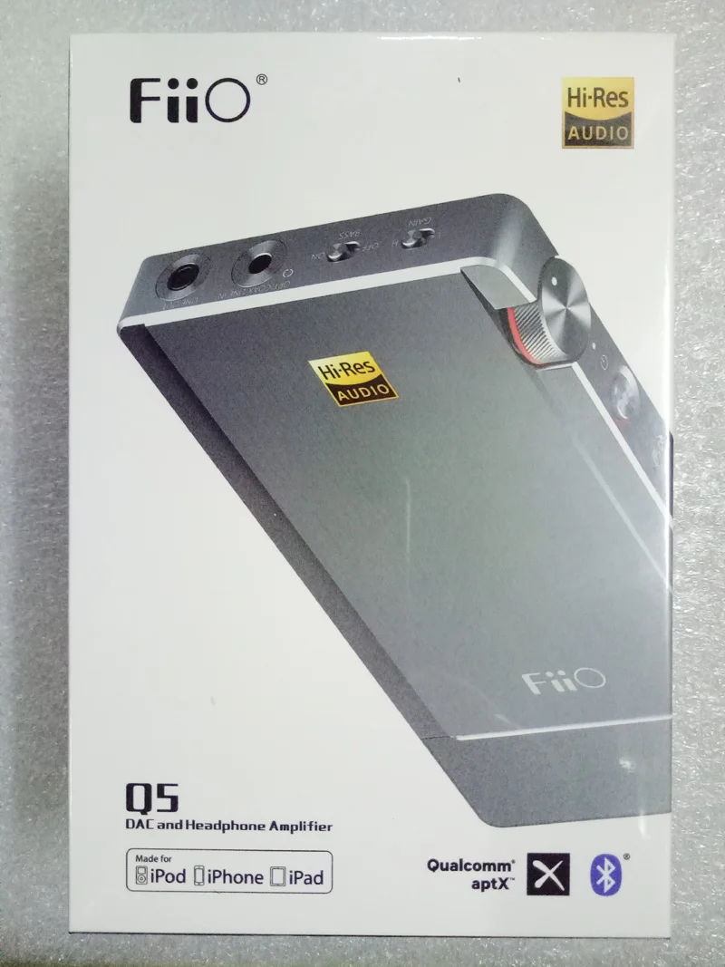 

FIIO Q5 Flagship Bluetooth and DSD-Capable Portable HIFI AMP DSD Decoder MFi USB Sound DAC Amplifier 3800mAh