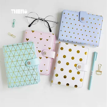 

A6 Soft PU Notebook Macaron Color notebooks 4 Simple Designs Travel Journal Notepad Planner Diary Book Gifts