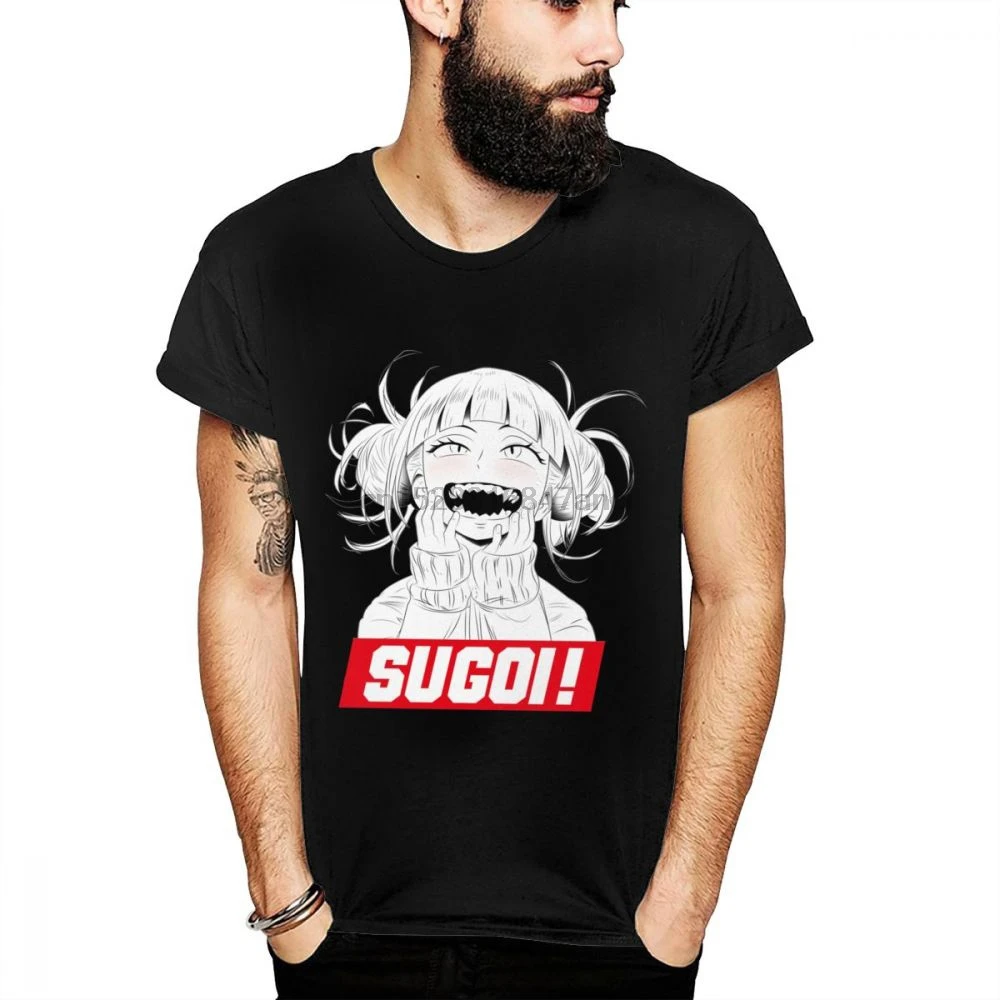 

Rock And Roll Himiko Toga Sugoi T shirt Boku No Hero Tees Boy New Big Size T Shirt Japan aniem Tees Fashionable t shirt