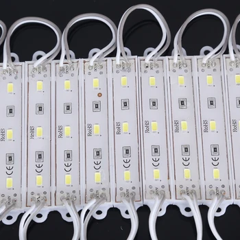

20pcs 5630 5730 3 LED Module Lighting for Sign DC12V Waterproof Super Bright SMD LED Modules Cool White Free Shipping