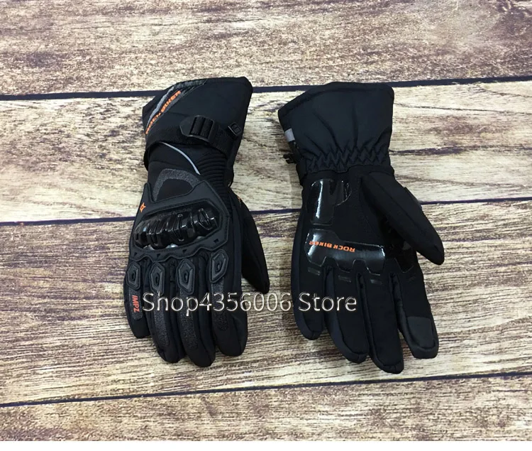 Мотоциклетный гоночный перчатки с подогревом guantes moto cicleta gant moto rbike luva moto ciclista водонепроницаемый Сенсорный экран Зима