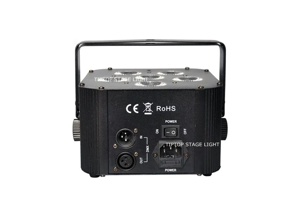 Rgbaw plus uv Bateria sem Fio para o Estágio Par para o Tiptop Tp b04 Preto 6x18 w 6in1 Dmx Energia da Levou Luz Estágio Iluminação Controlador Infravermelho ce Rohs 10 UV 6in1 DMX Energia Da Bateria Sem