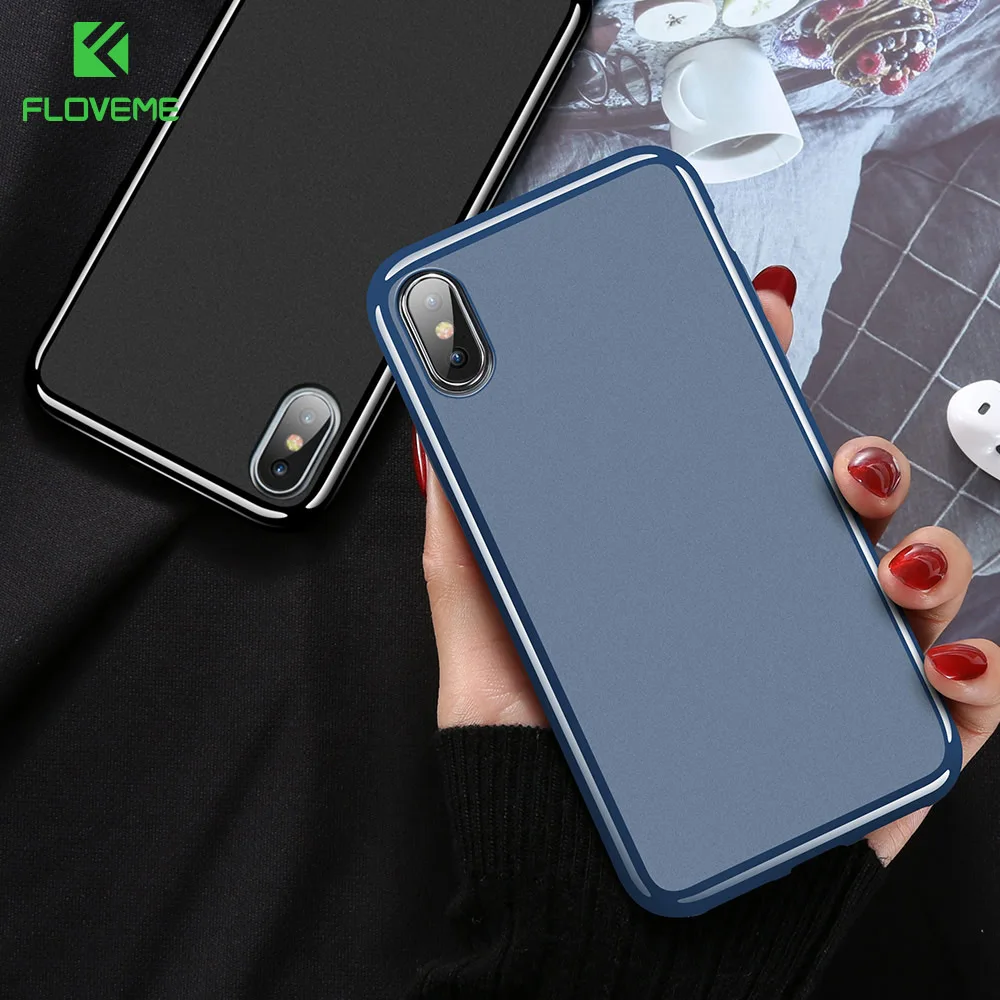 

FLOVEME Soft TPU Case for iPhone 7 8 Plus Ultra Thin Cover for iPhone 5s 5 SE Case for iPhone 6 6s Plus Mobile Phone Accessories