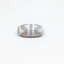 1 шт 1 лот двойной тигровый зуб/9 глаз 10 мм* 20 мм белый цвет натуральный агатовый амулет тибетские бусины дзи для браслета DIY ювелирные изделия