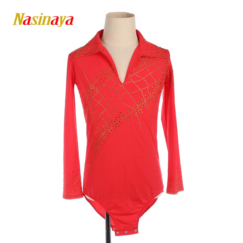 

Nasinaya Boys Man Figure Skating Performance Clothing Customized Competition Ice Skating Leotard Kids Patinaje Gymnastics
