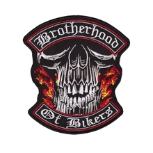 1 шт. розничная ужасный и coollarge пэчворк размера компьютерная Вышитая эмблема железо на ткани Добро пожаловать на заказ