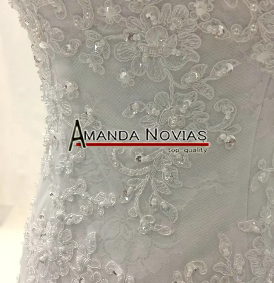 vestido de noiva Новое модное кружевное платье Русалка Аманда новиас настоящее свадебное платье