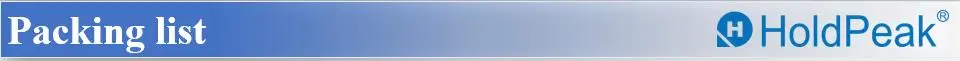 Packing list