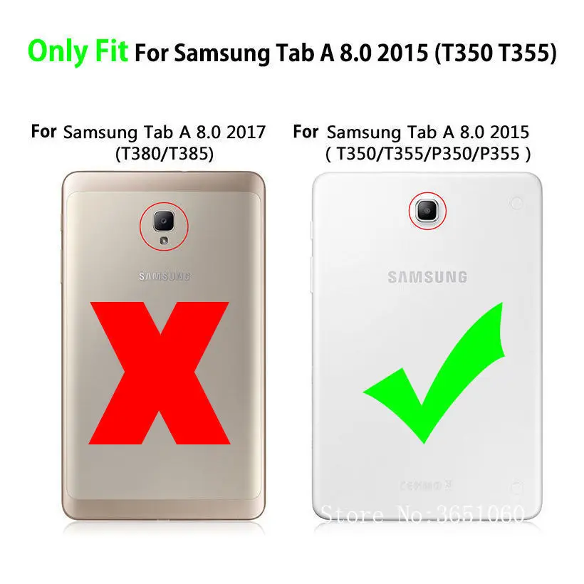 Чехол с рисунком медведя для Samsung Galaxy Tab A 8 0 дюйма T350 T355 P350 P355 смарт чехлы