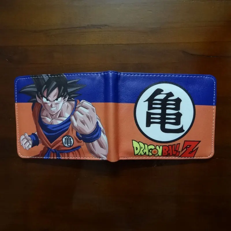 Горячая новинка аниме-кошелек мультфильм Dragon Ball кошельки carteira анимация держатель карты сумки подарок для мужчин дети кожаный короткий кошелек