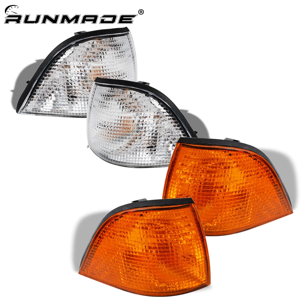 Runmade 1 пара для 1992 1998 BMW E36 3 Series 2DR Coupe углосветильник светильники дневсветильник