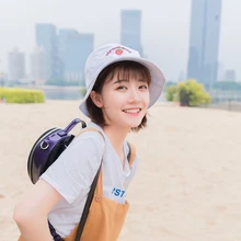 Летние мягкие сестра chic рыбак шляпа женский для отдыха в Корейском стиле защиты от солнца шляпа японского искусства ведро шляпы