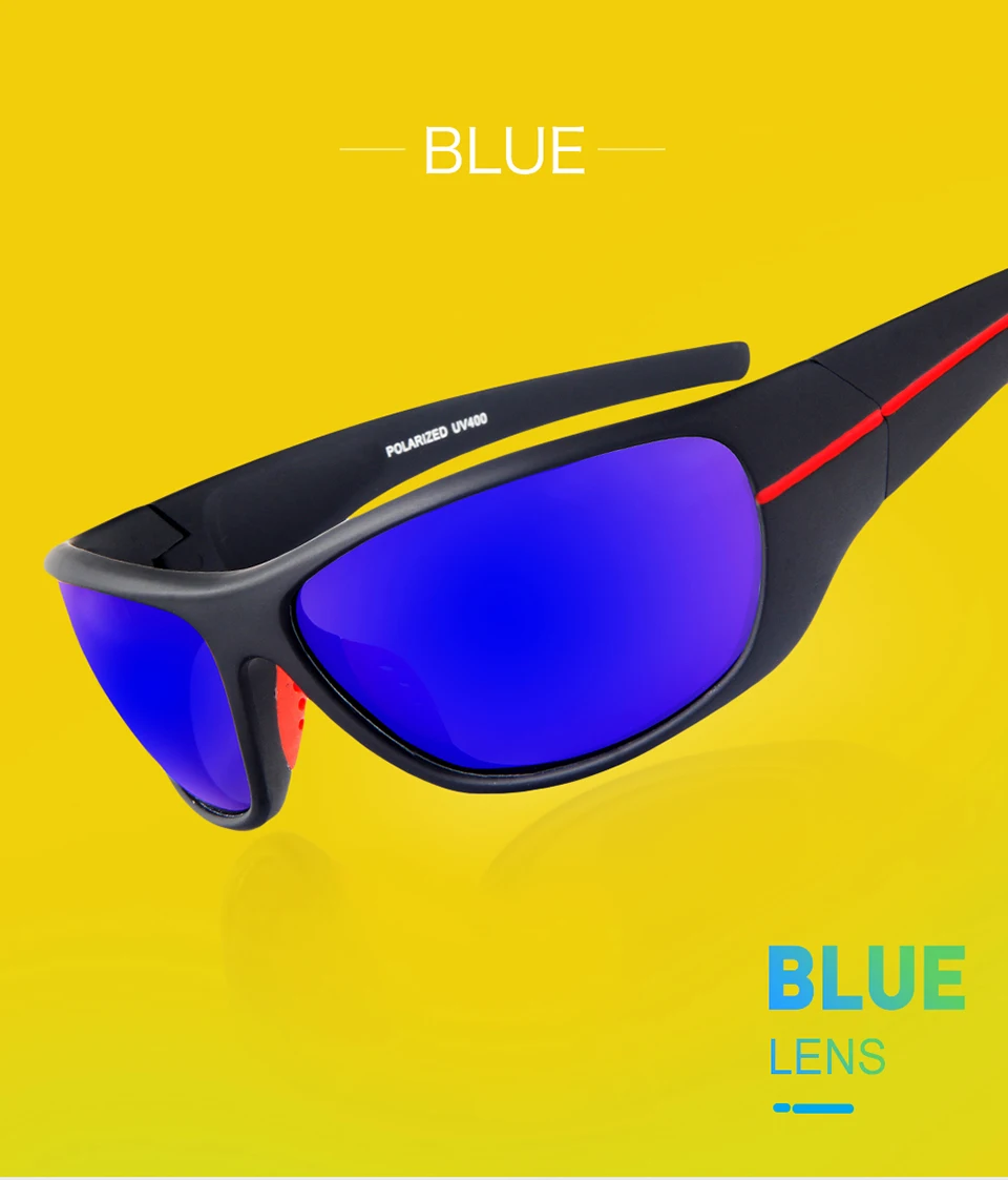 Óculos para Homens Óculos de Sol Óculos de Pesca Execução de Golfe Esporte ao ar Queshark Tr90 Quadro hd Polarized Pro Mulheres Caminhadas Livre 6 correndo golfe esporte ao ar livre sunglass