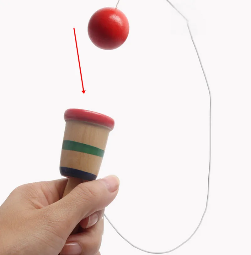 

Funny Wooden Kendama Toys Skill Ball Cup Sports Toys for Kids Children Hands and Eyes Coordination Ability Training Toys
