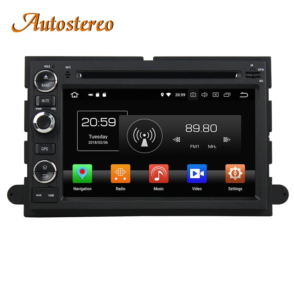 Perfect Android 9 DPS Car GPS navigation For Ford Fusion/Explorer/F150/ Edge/Expedition multimedia headunit radio tape recorder auto IPS 5