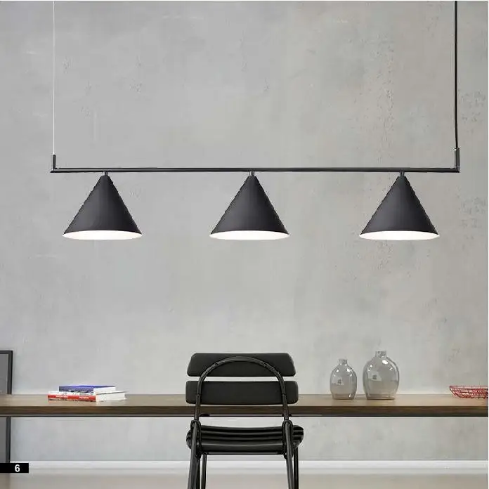 

Nordic European style metal dinning room 3 heads pendant industrial lamp lampara colgante loft led light deco maison abajur