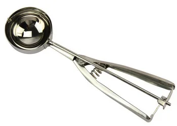 

DHL 200pcs high quality Stainless Steel IceCream Mash Potato Scoop Ice Cream Stacks Spoon Kitchen Tool Middle Ice Cream Tool