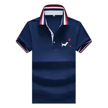 Новое поступление горячая Распродажа летняя рубашка поло с коротким рукавом Мужская модная повседневная дизайнерская рубашка размера плюс Xxxl с вышивкой Homme Camisa