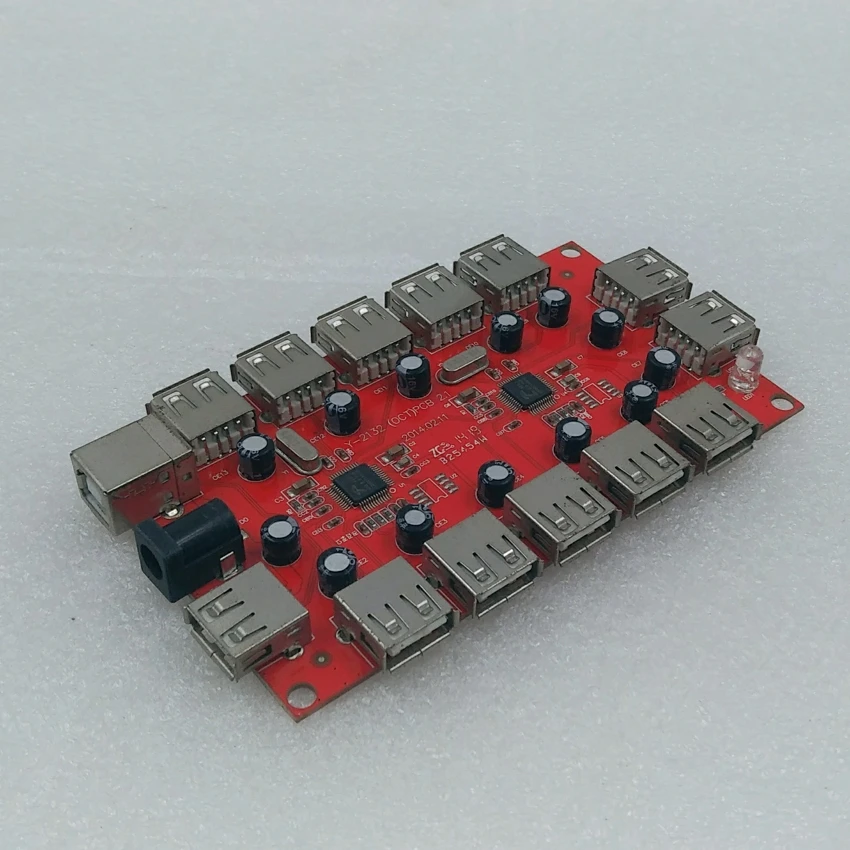 

USB 2.0 13 Port HUB Hub Port Extender Deconcentrator PCB suitable for Gridseed G-Blade Gridseed USB Scrypt Miner