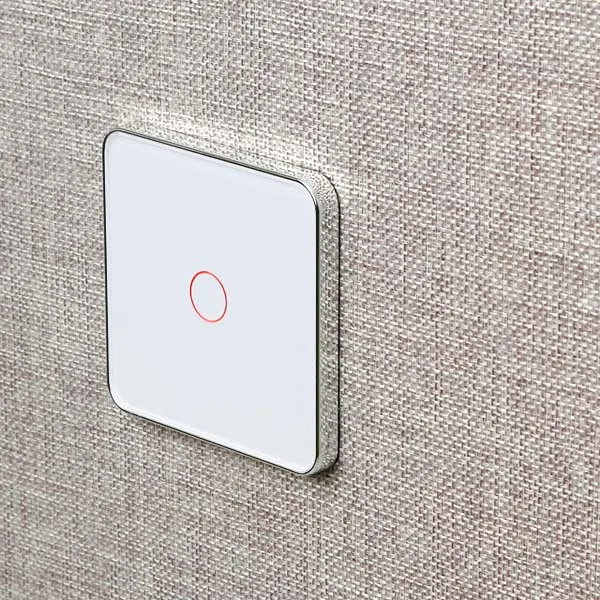 Pаспродажа JIUBEI, бесплатная доставка, ЕС сенсорный выключатель, настенный сенсорный выключатель, 1 банда 1Way, AC 220 V 250 V, C701 11