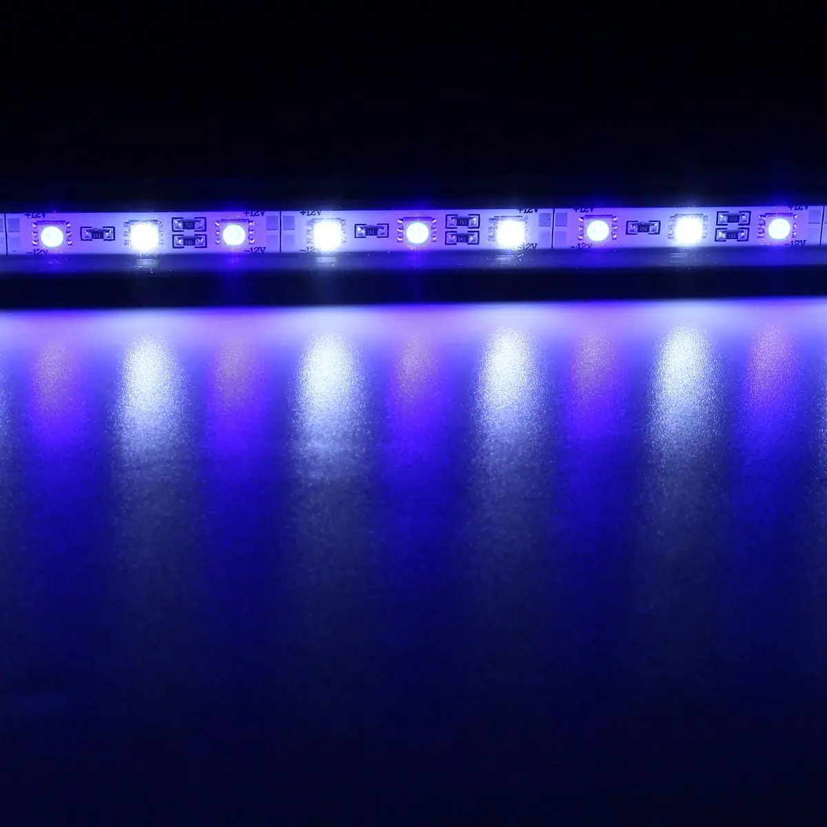 62 см водонепроницаемый Светодиодный светильник для аквариума s светильник для аквариума синий/белый Погружной подводный светильник с зажимом для аквариума EU/US/UK/AU - Испускаемый цвет: Blue and white light