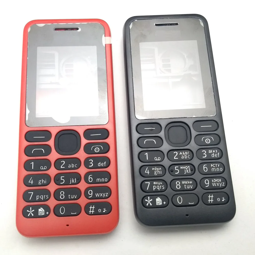 Новый Полный Чехол для корпуса мобильного телефона + русская клавиатура Nokia 130 DS RM