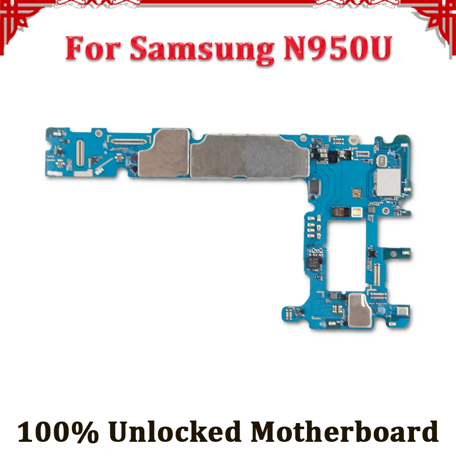 

For Samsung Galaxy Note 8 Motherboard N950U,100% Unlocked Logic Board For Samsung Galaxy Note 8 N950U Mainboard With Android