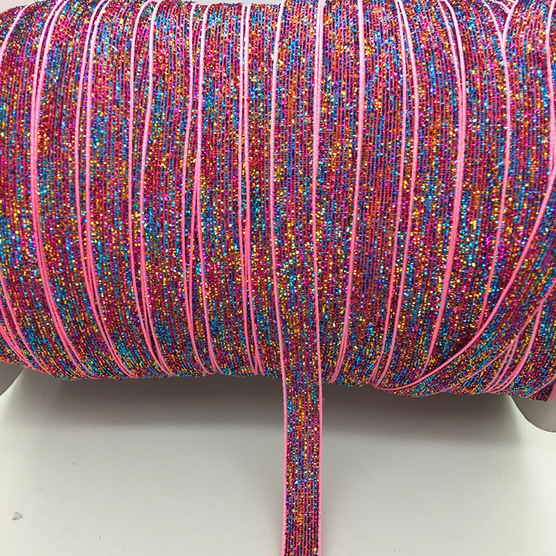 Glitter Velvet Ribbon for Crafts and Accessories, 5 Yards, 3/8 (10mm) - Multiple Color Options Available, Free Shipping