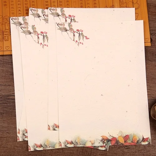 18 26 cm 16pcs diy boughs of spring design paper gift use love letter paper design