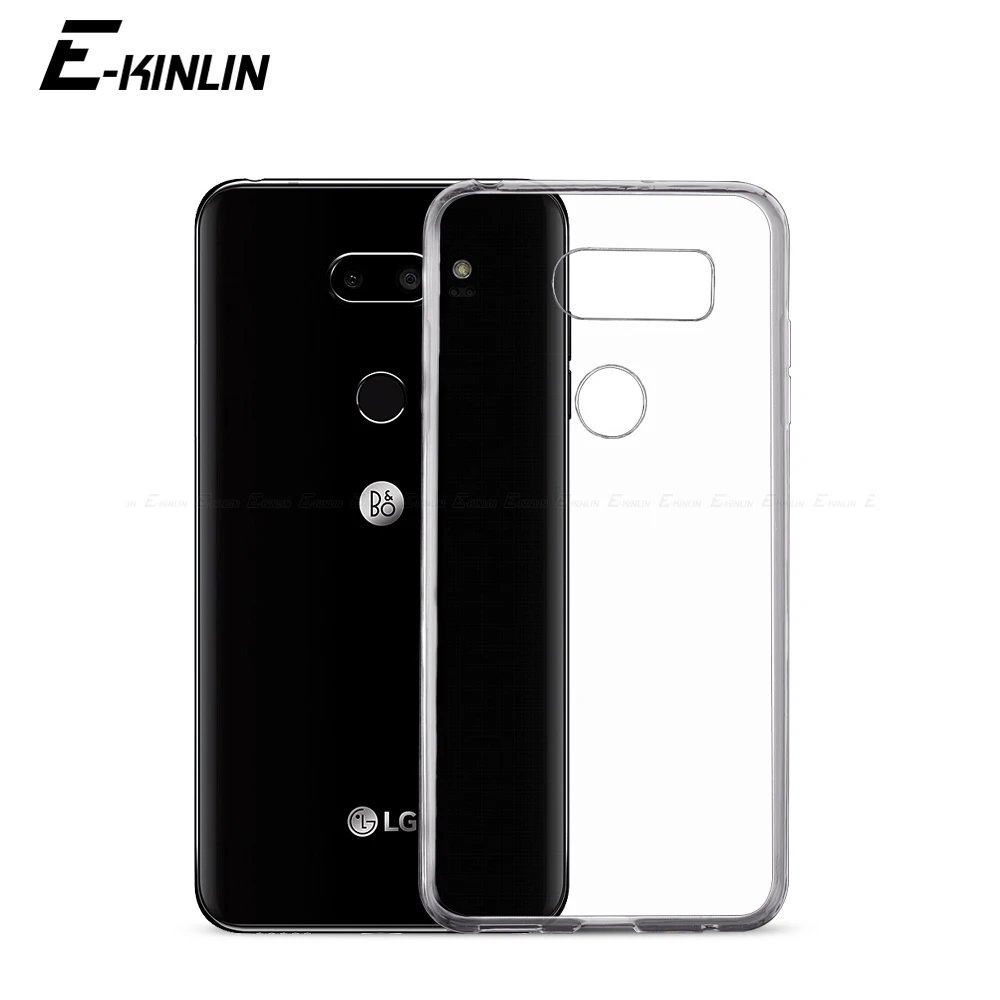 

UltraThin Clear Soft TPU Case For LG Q8 Q7 Q6 Q6a Alpha G8S G7 G6 G5 SE V35 V50 5G V40 V30 V30S Plus ThinQ Silicone Phone Cover
