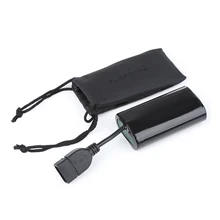 USB 5 V 4400 mAh аккумулятор для USB светодиодные фонари для велосипеда Лампа с чехол для аккумулятора