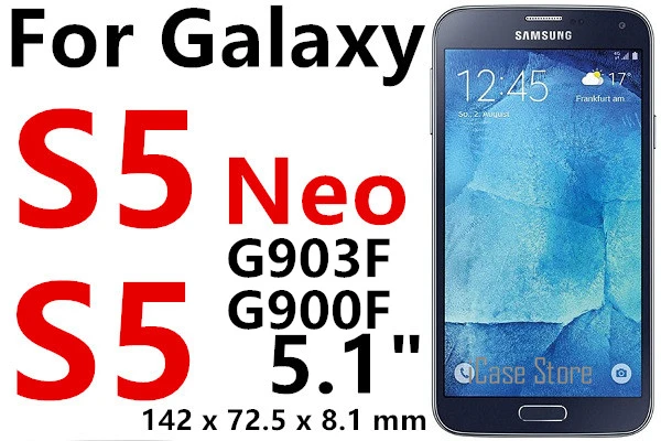 Закаленное Стекло Экран протектор для Samsung Galaxy A3 A5 A310F A510F J3 J320 J5 J500 J7 J700 S3 DUOS S4 S5 NEO G903F S6 S7 - Цвет: For Galaxy S5